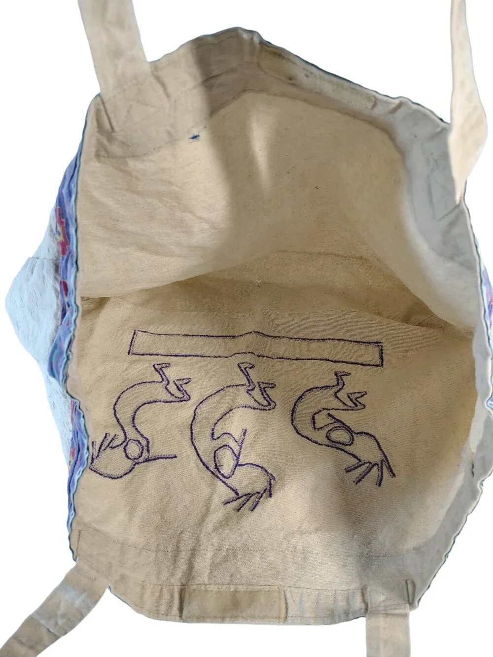 Unisex Rare Vintage 90's Southwestern Native American Tribal Themed Beach Bag